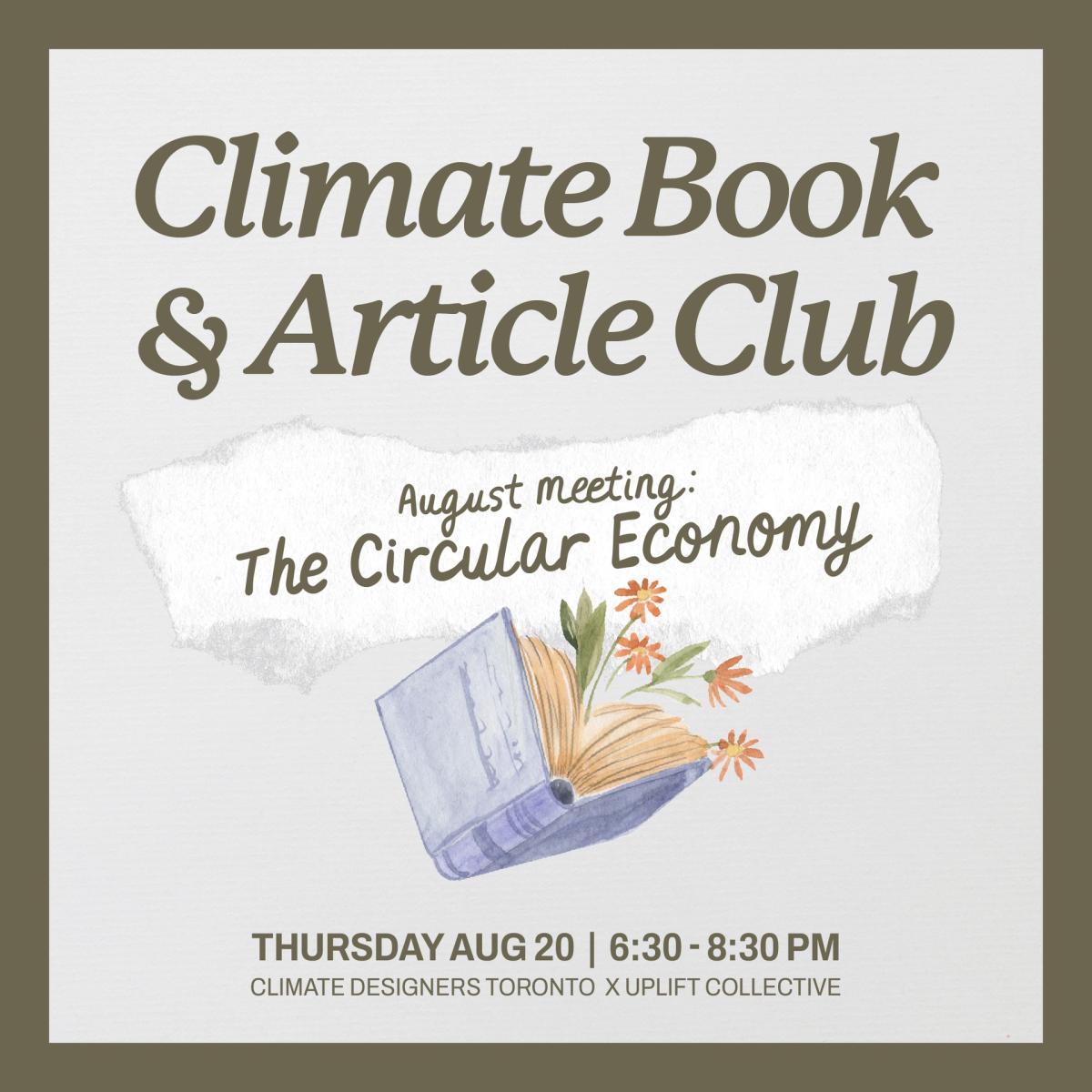 Climate Book & Article Club: The Circular Economy
