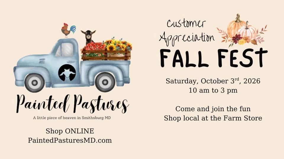 Painted Pastures 7th Annual Customer Appreciation Fall Fest
