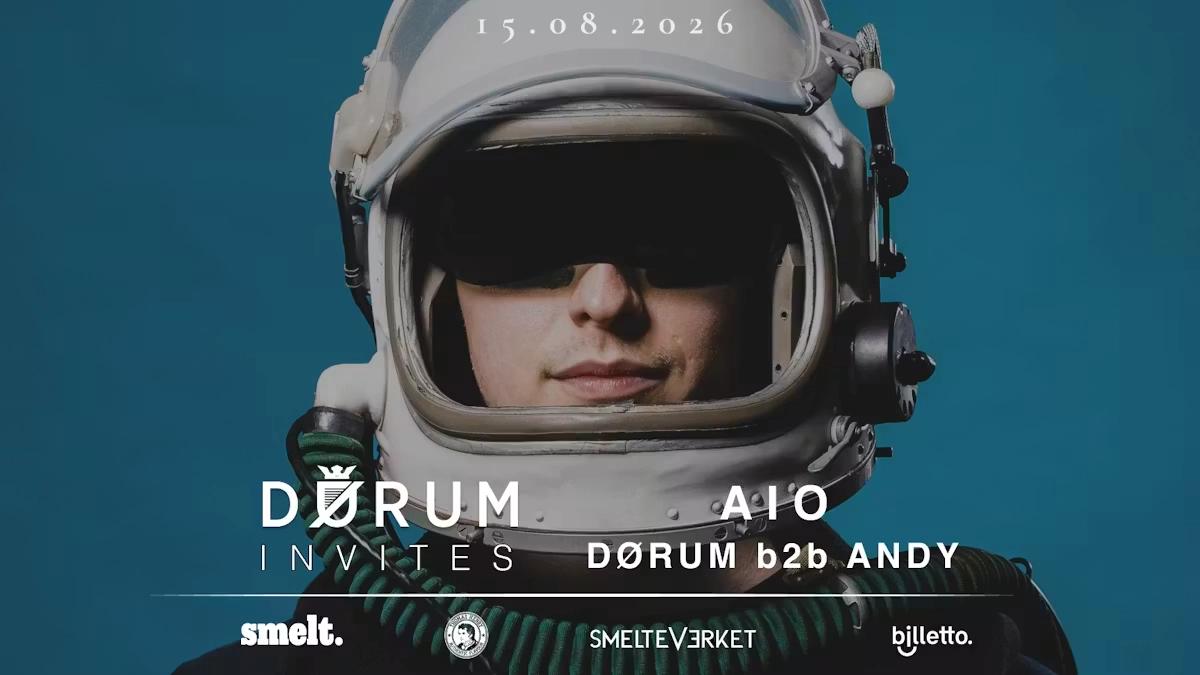 DØRUM invites. AIO - Smelteverket 2 år!!!