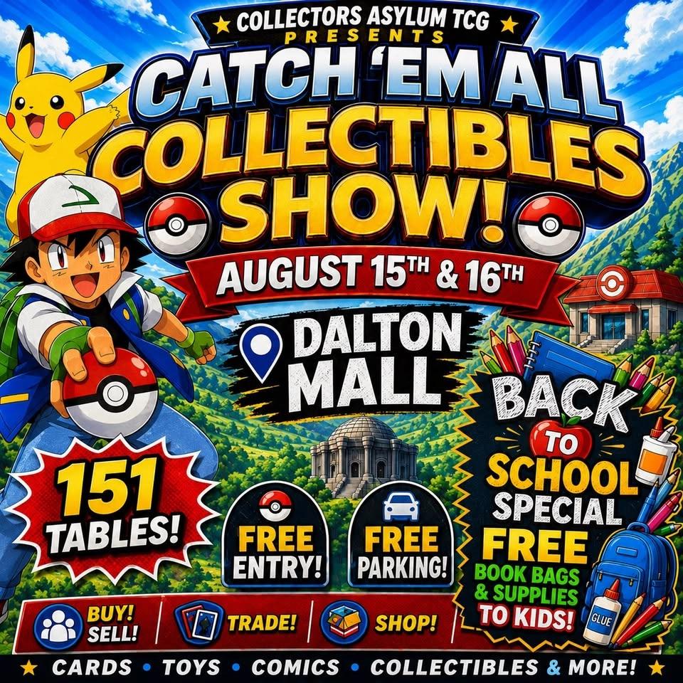 ✏️Catch’Em All Collectable Show (Back to School Special)