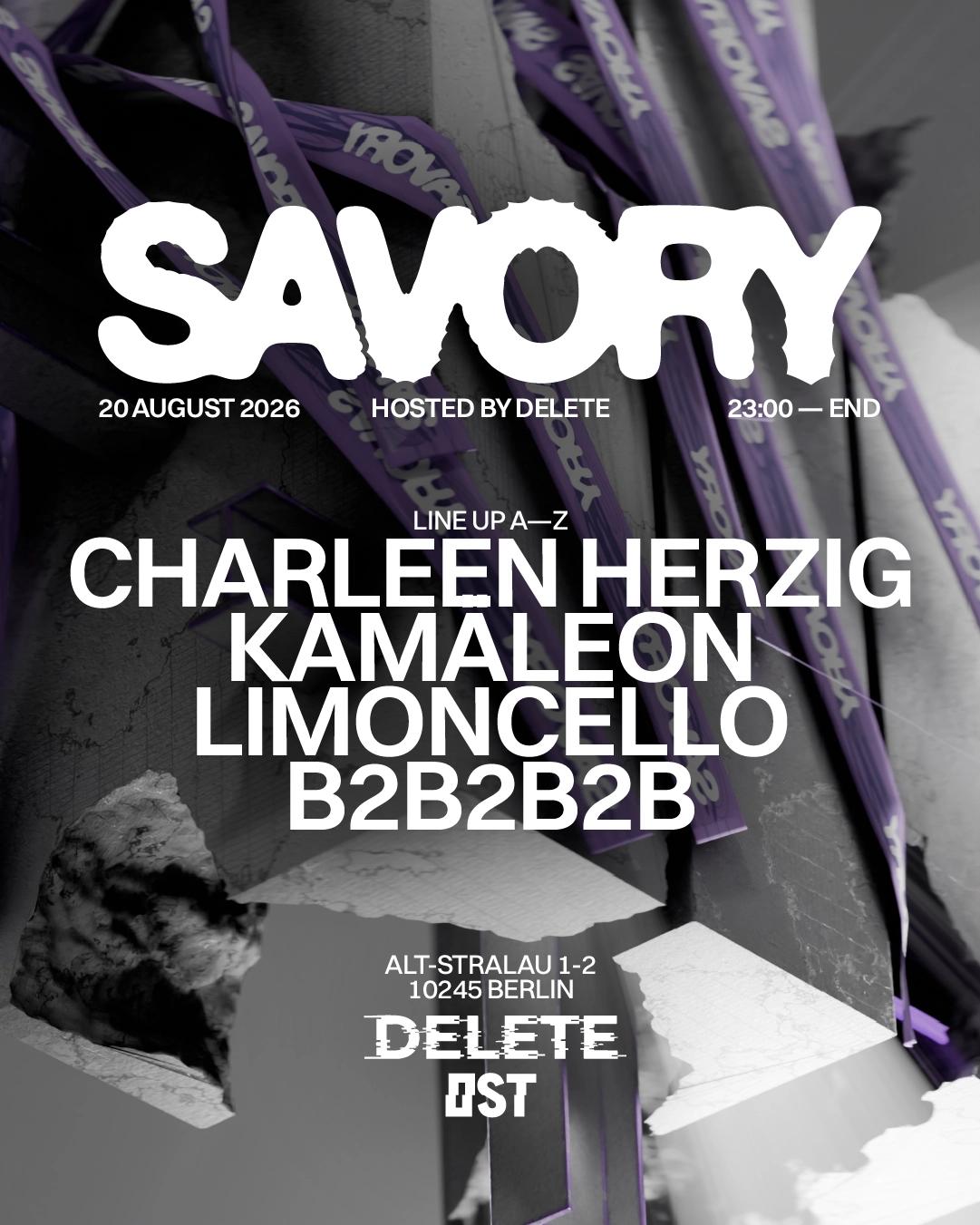 Savory - Techno Every Thursday