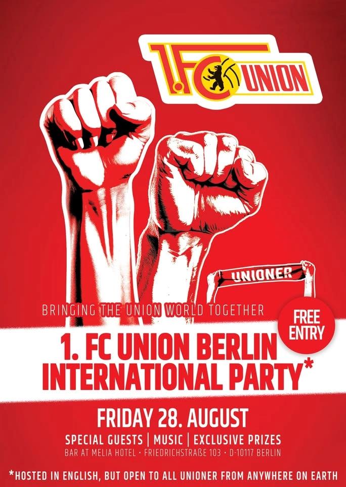 The 1. FC Union Berlin International Party