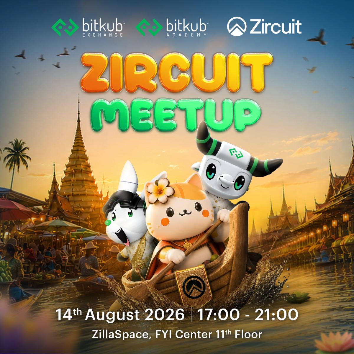 Zircuit Meetup – Bitkub x Zircuit x Common Defense🐱💚