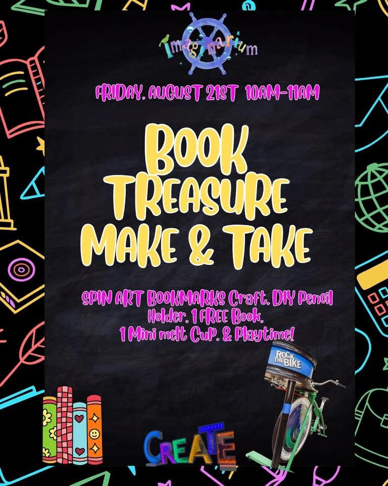 Pirate's Cove Make & Take: BOOK TREASURE