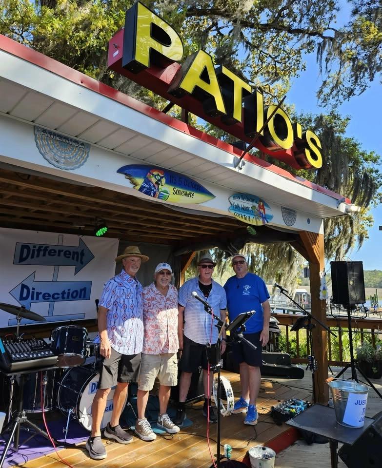 Different Direction Plays Patio's Tiki Bar and Grill