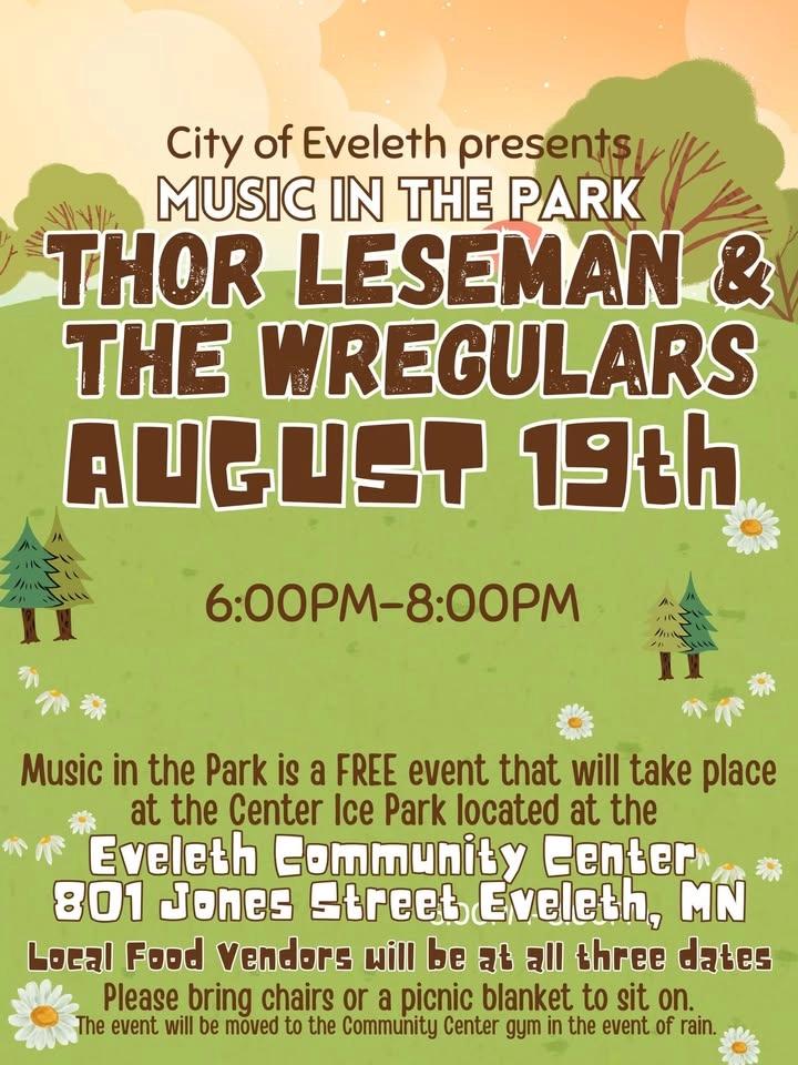 Music in the Park- Thor Leseman & The Wregulars