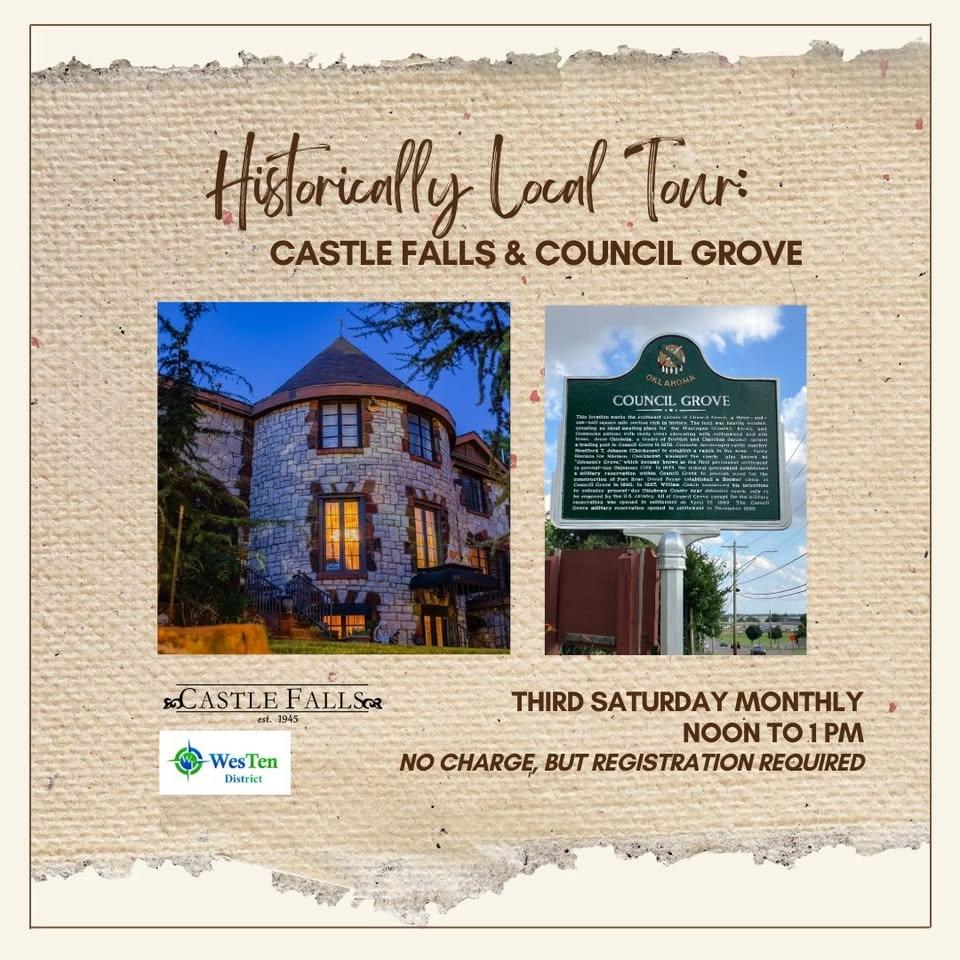 Council Grove/Castle Falls Historically Local Tour