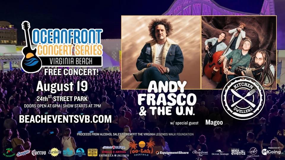 Oceanfront Concert Series: Andy Frasco & The U.N. & Kitchen Dwellers