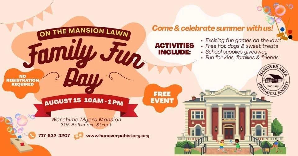 Family Fun Day on the Mansion Lawn