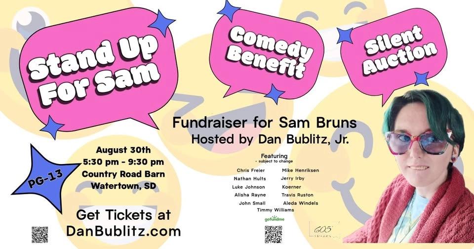 STAND UP FOR SAM ~ Bruns Family Comedy Fundraiser and Silent Auction
