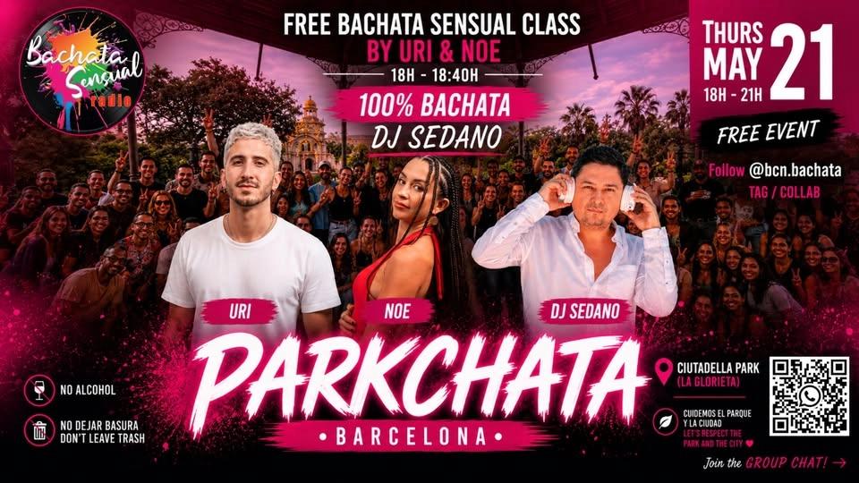PARKCHATA - FREE Bachata Sensual Class & Social for dancers!