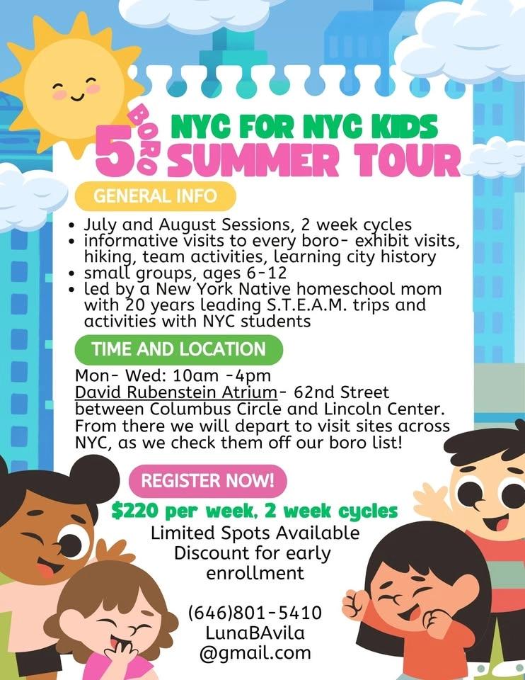NYC Tours for NYC Kids