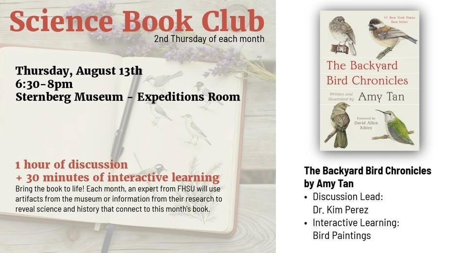 Science Book Club: The Backyard Bird Chronicles + Bird Paintings