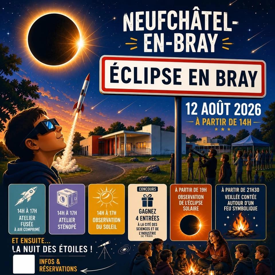 Eclipse en Bray