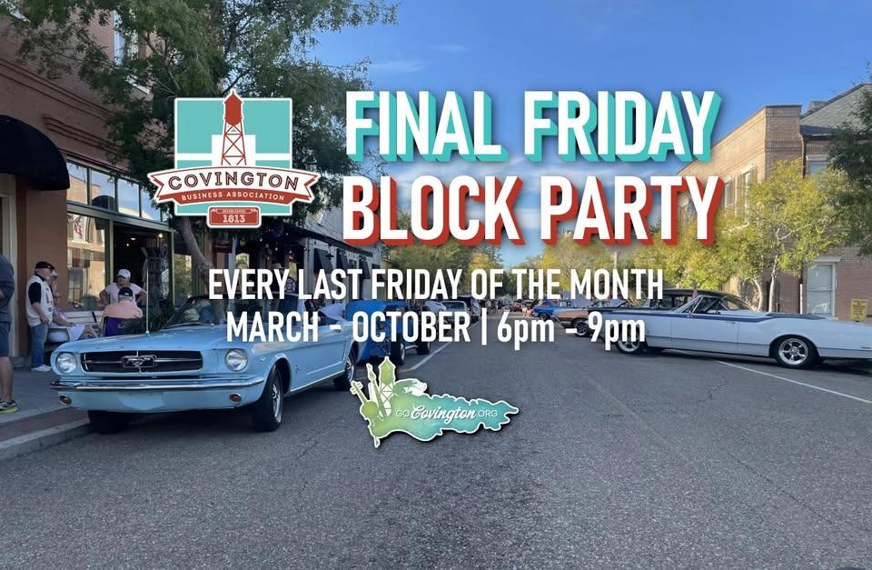 Final Friday Block Party - August 28