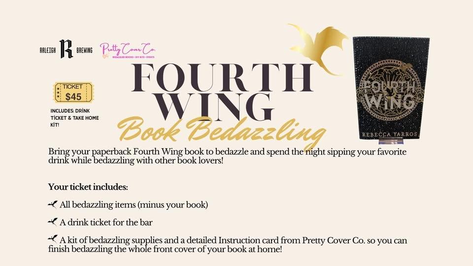 Fourth Wing Book Bedazzling Night!