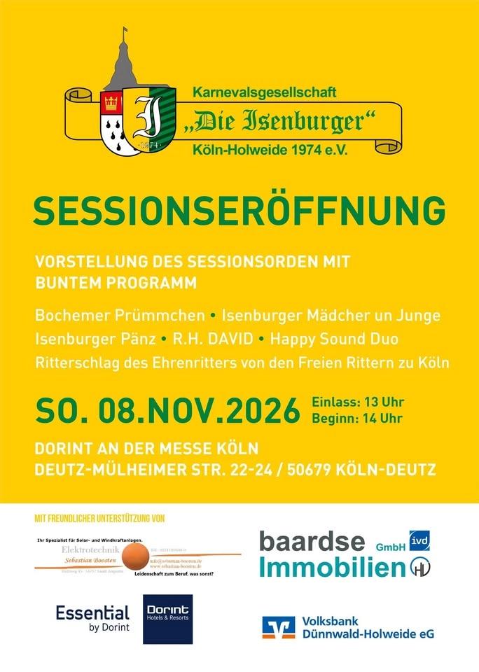 Sessionseröffnung KG ,,Die Isenburger“