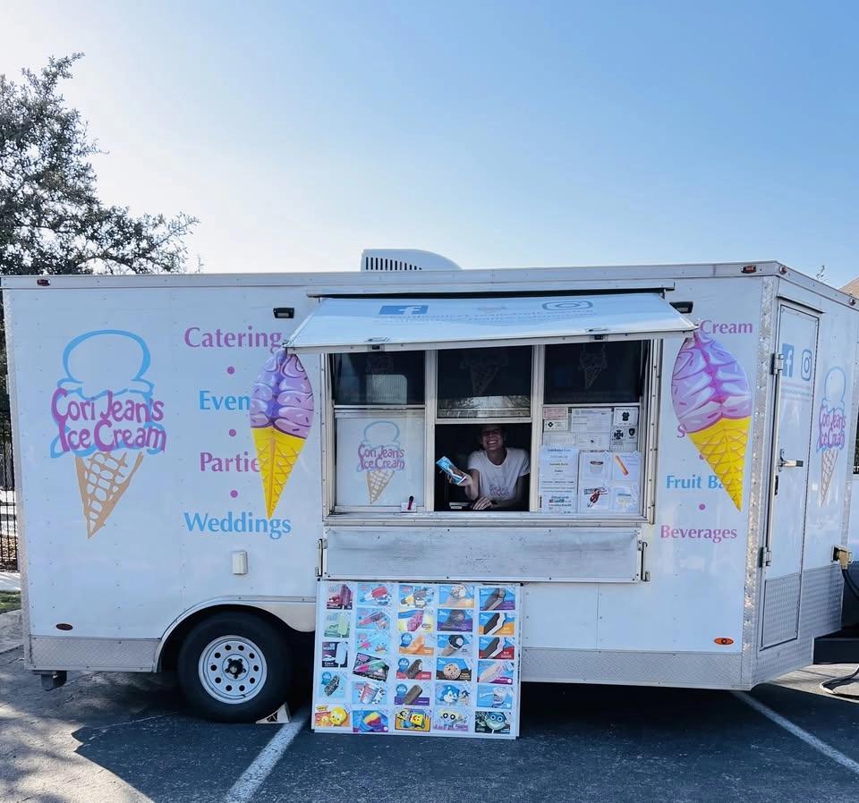 Cori Jean Ice Cream Serving at Canyon Crest Community Pool