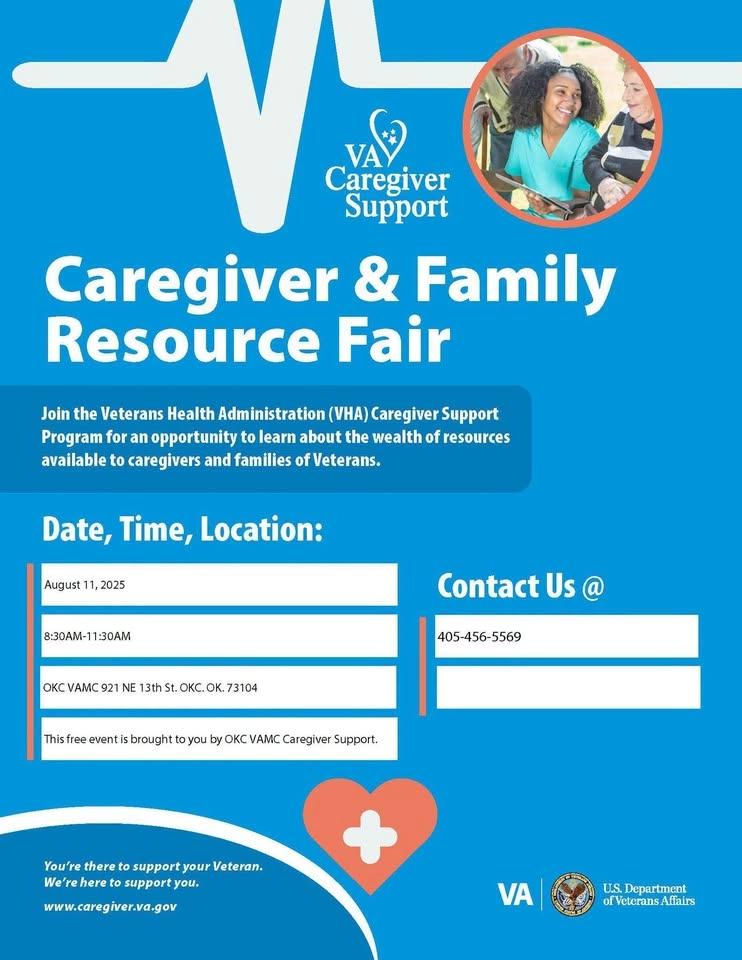 Caregiver & Family Resource Fair-OKC VA Main Facility