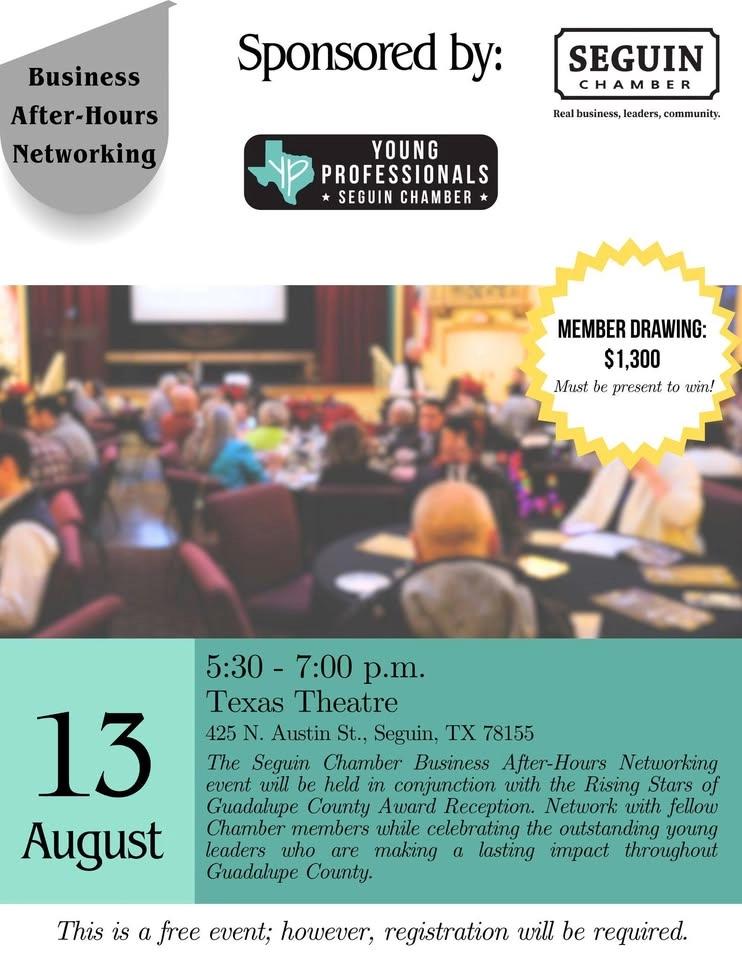 Business After-Hours Networking & of Guadalupe County Award Reception