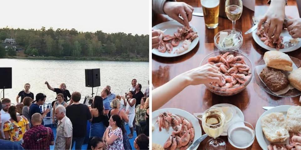Räkkryssning med livemusik
