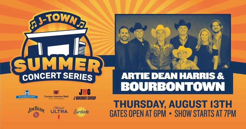 ARTIE DEAN HARRIS & BOURBONTOWN - J-Town Summer Concert Series (FREE SHOW)