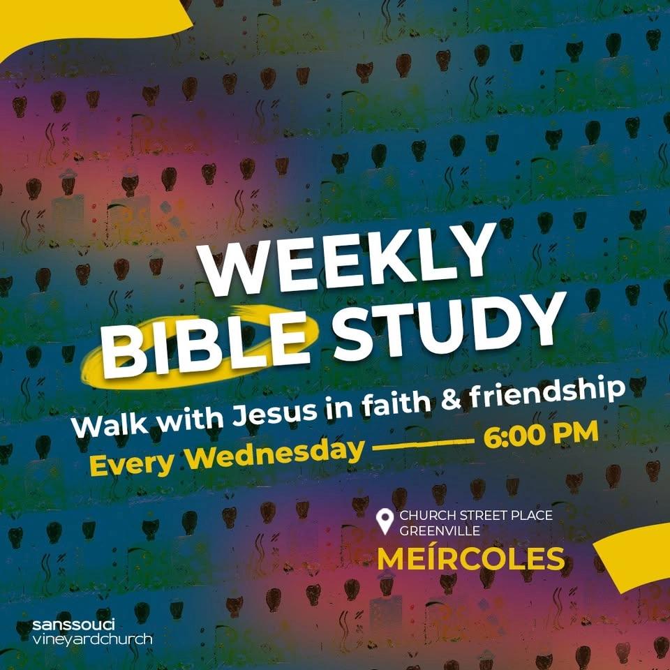 Weekly Wednesday bible study