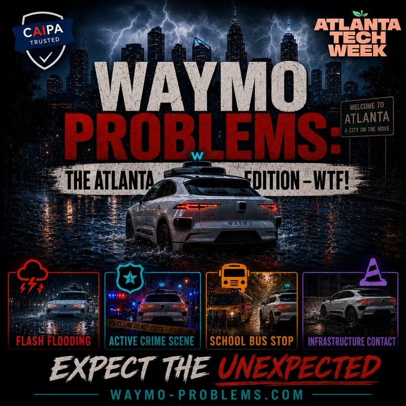 WAYMO Problems - Atlanta Edition #ATLTechWeek
