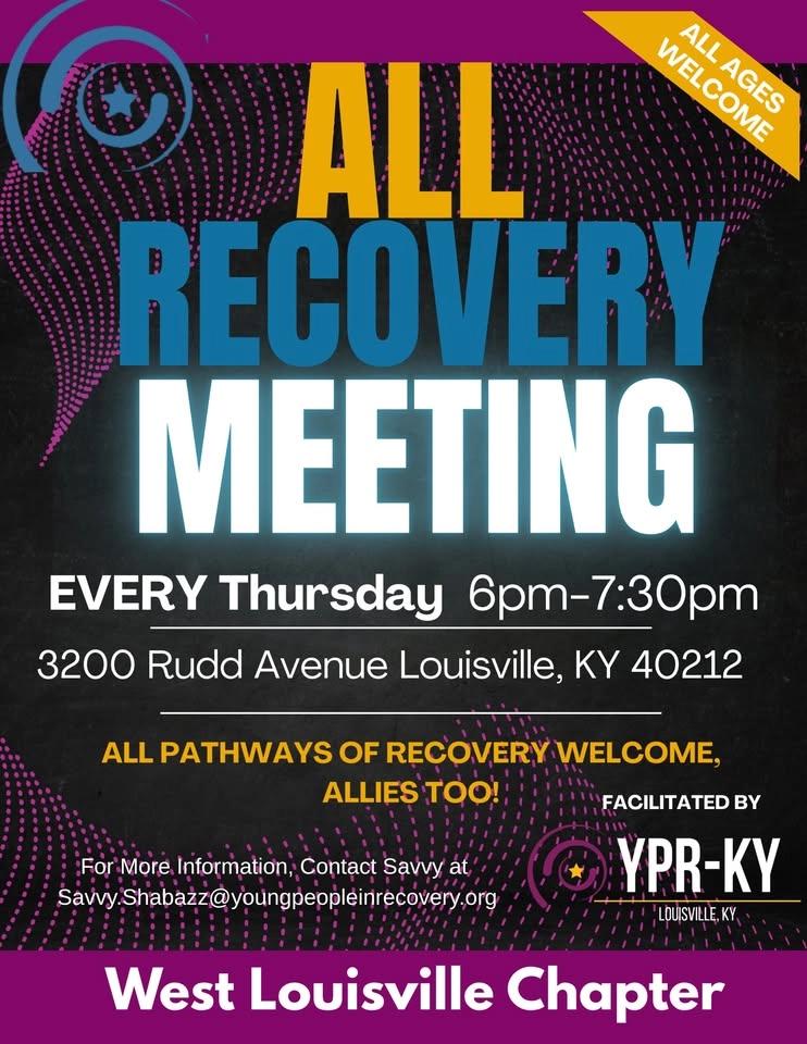 West Louisville Weekly All Recovery Meeting