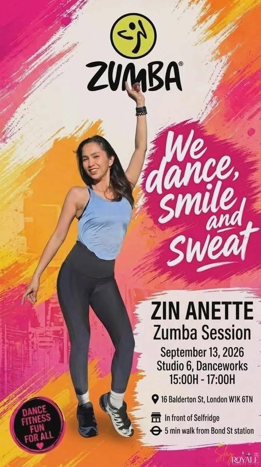 Zin Anette Zumba Session : Dance, Sweat and Smile!