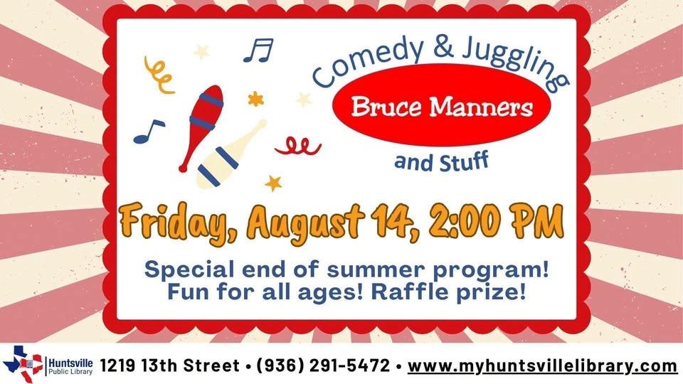 Comedy & Juggling and Stuff, with Bruce Manners!