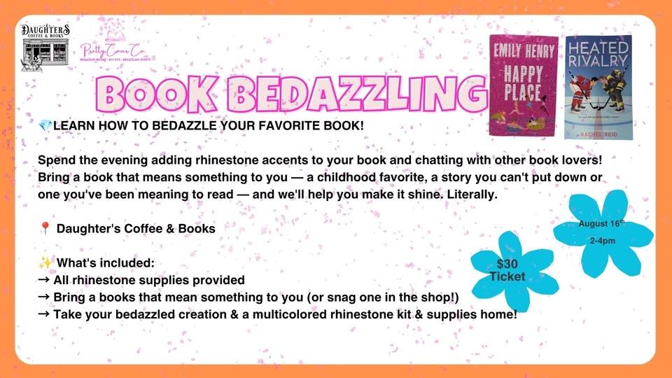 Bedazzle Your Favorite Book Event!
