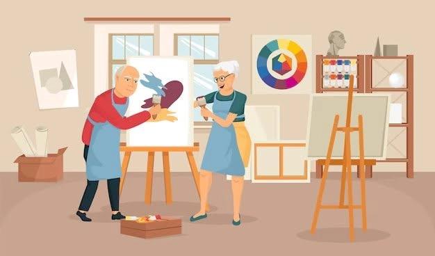 Senior Moments Art Club