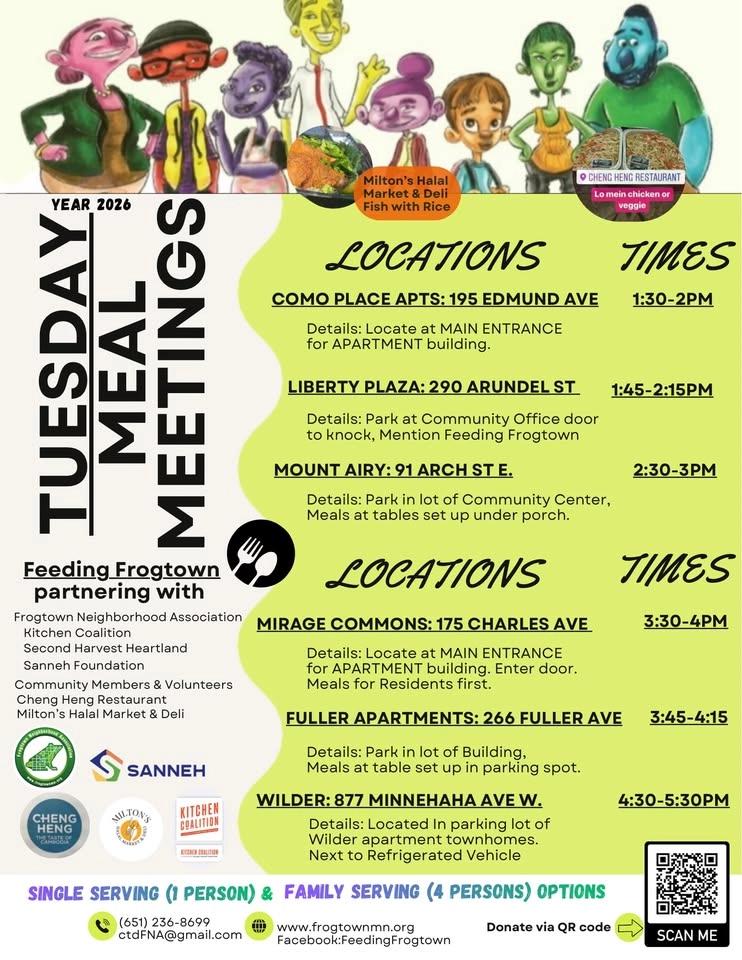 Meal Meetings: TUESDAYS (FFMM:2026)