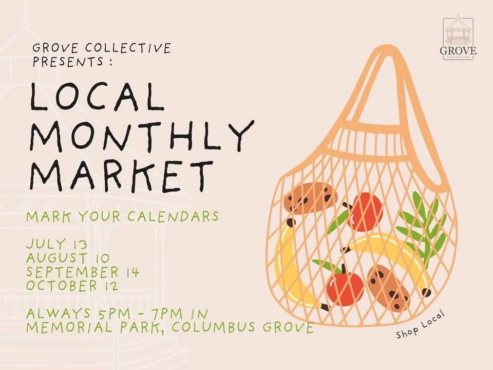 Columbus Grove Monthly Market