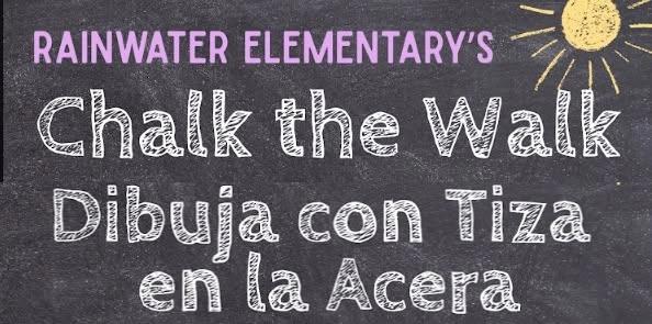 Rainwater Chalk The Walk!
