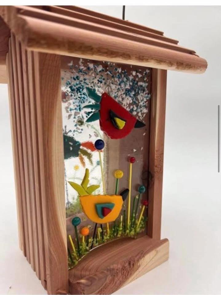 FUSED bird feeder make and pick up class COST $65