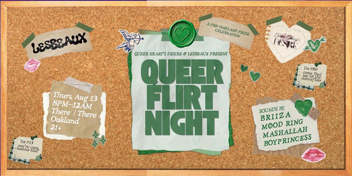 Queer Flirt Night: Oakland Pride Edition!