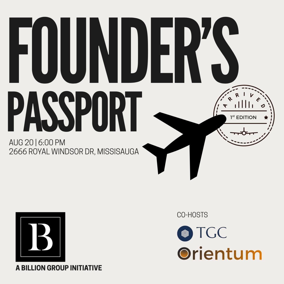 Founder's Passport — 1st Edition