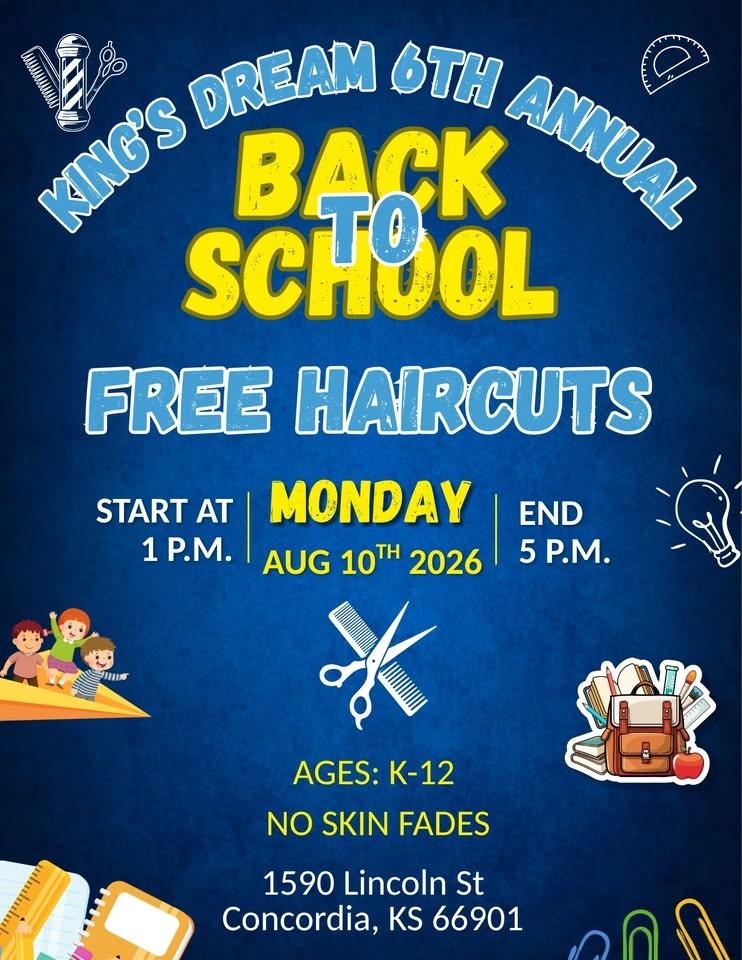 Back to school free haircuts