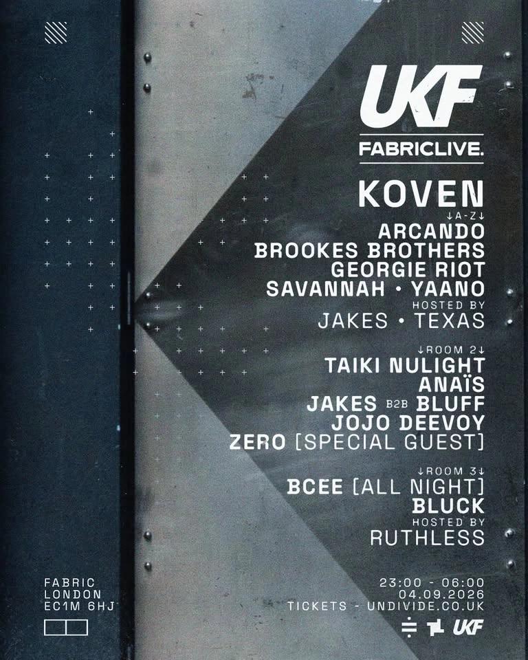 UKF x FABRICLIVE | London