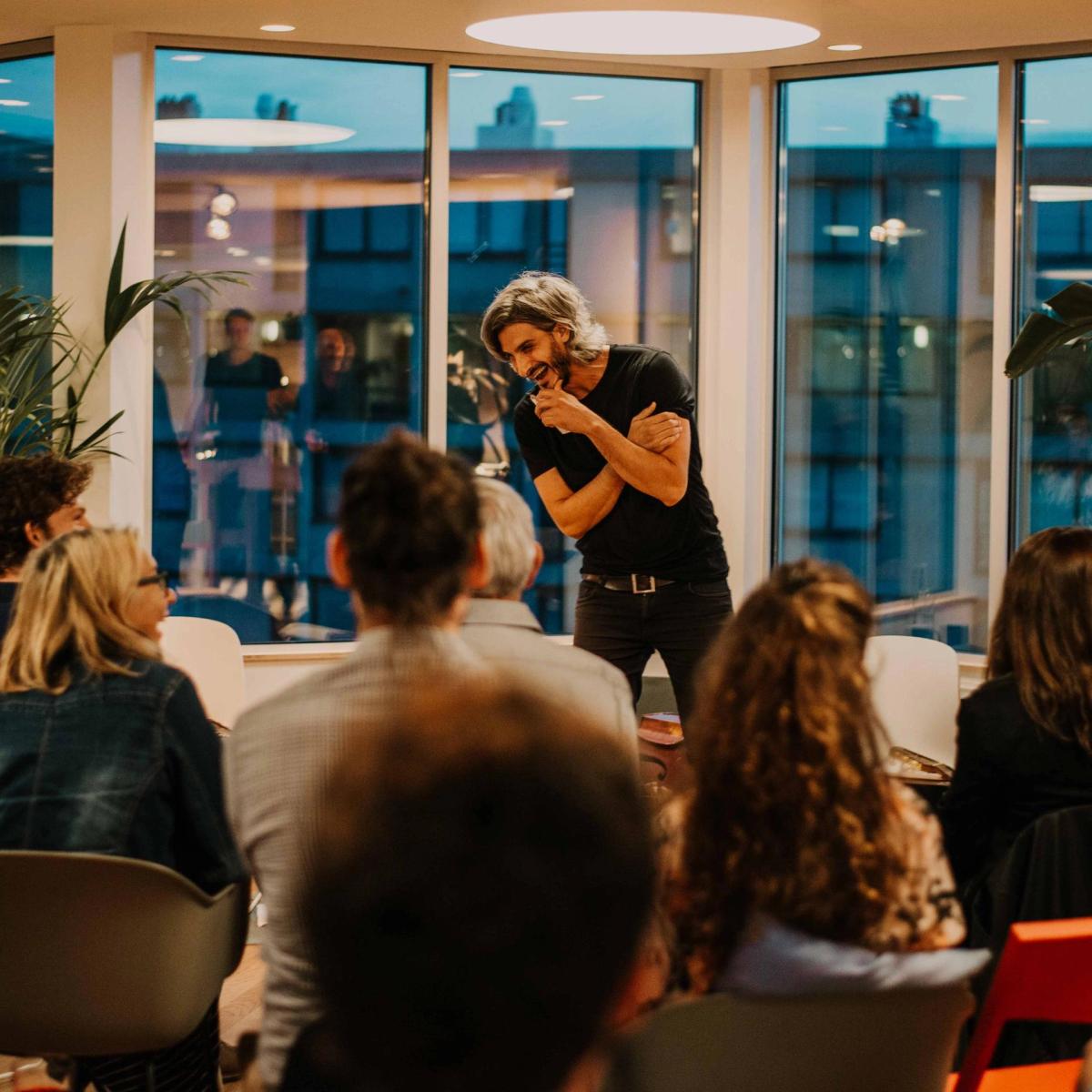 Rooftop Open Mic Storytelling Night in Partnership with TEDxAmsterdam: Eureka!