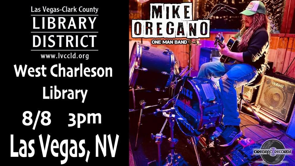 Mike Oregano at West Charleston Library