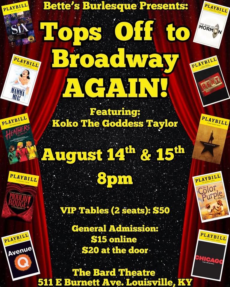Tops Off to Broadway AGAIN!