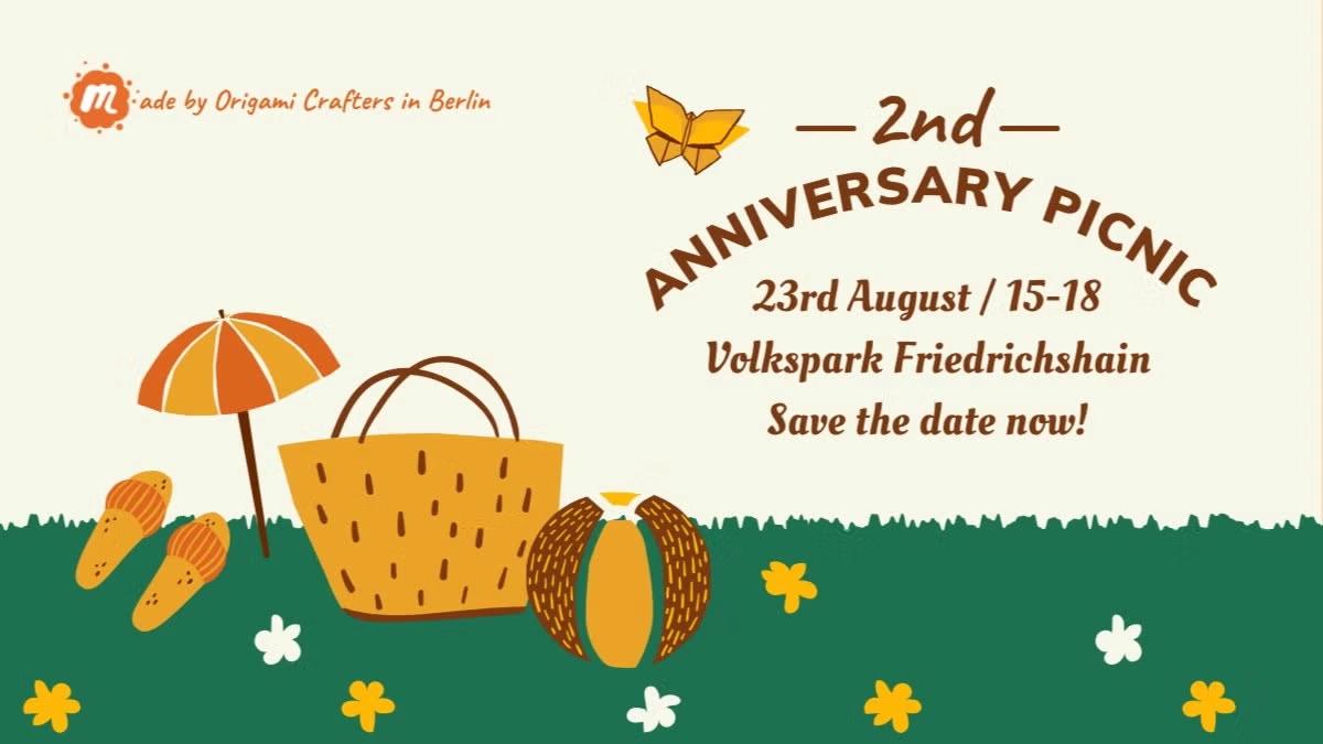 🎉 2nd Anniversary Picnic – Two Fantastic Folding Years 🧺
