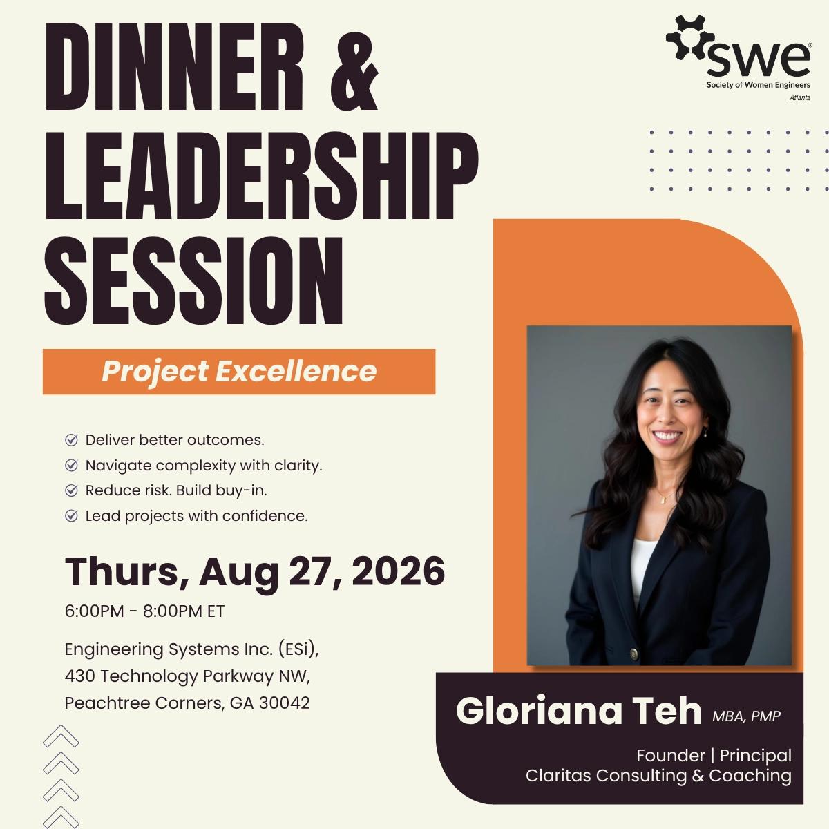 SWE Atlanta Project Excellence Session with Gloriana Teh