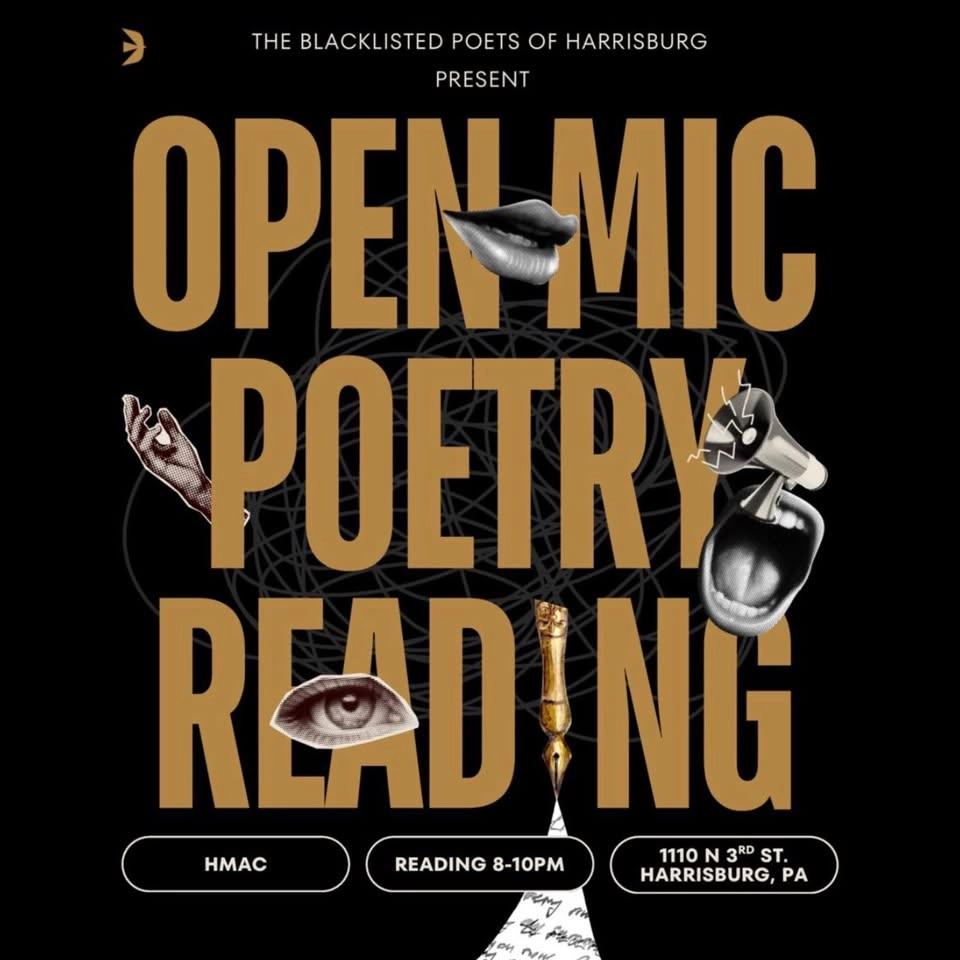 Open Mic Poetry Night at HMAC | presented by Blacklisted Poets of Harrisburg