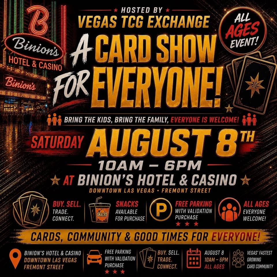 Vegas TCG exchange card show