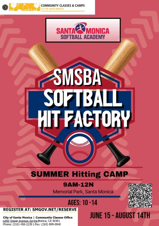 Santa Monica Softball Academy Summer Hitting Camps!