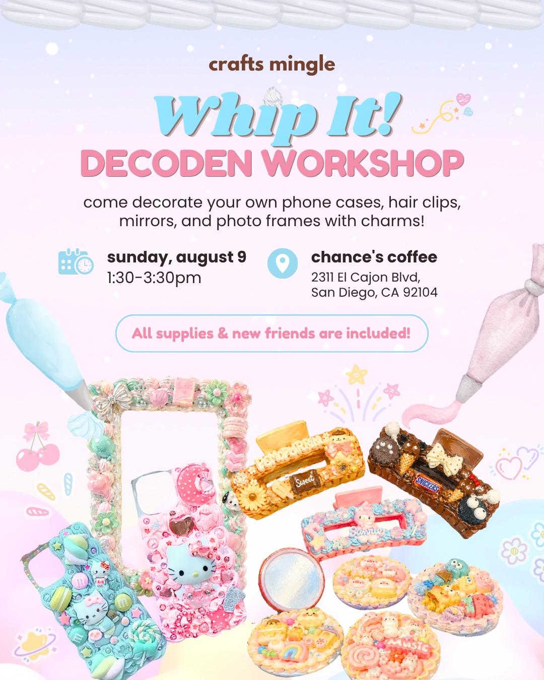 Whip It! Decoden Workshop 💖